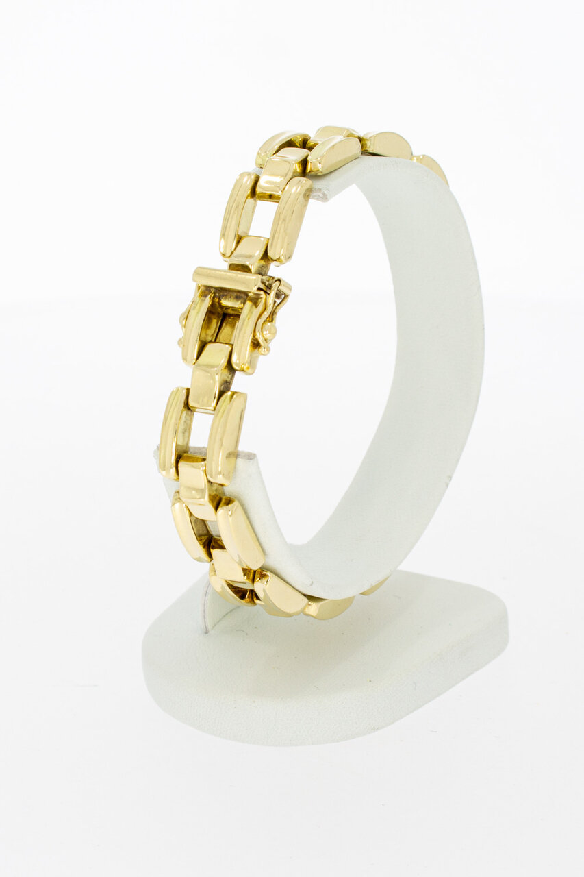 Goldbarren Armband 14 Karat Gold - 19,5 cm