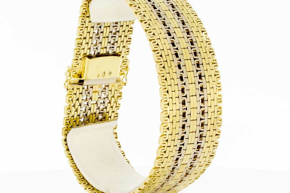 Armband 18,8 cm Gold Geflochtenes 14 Karat -