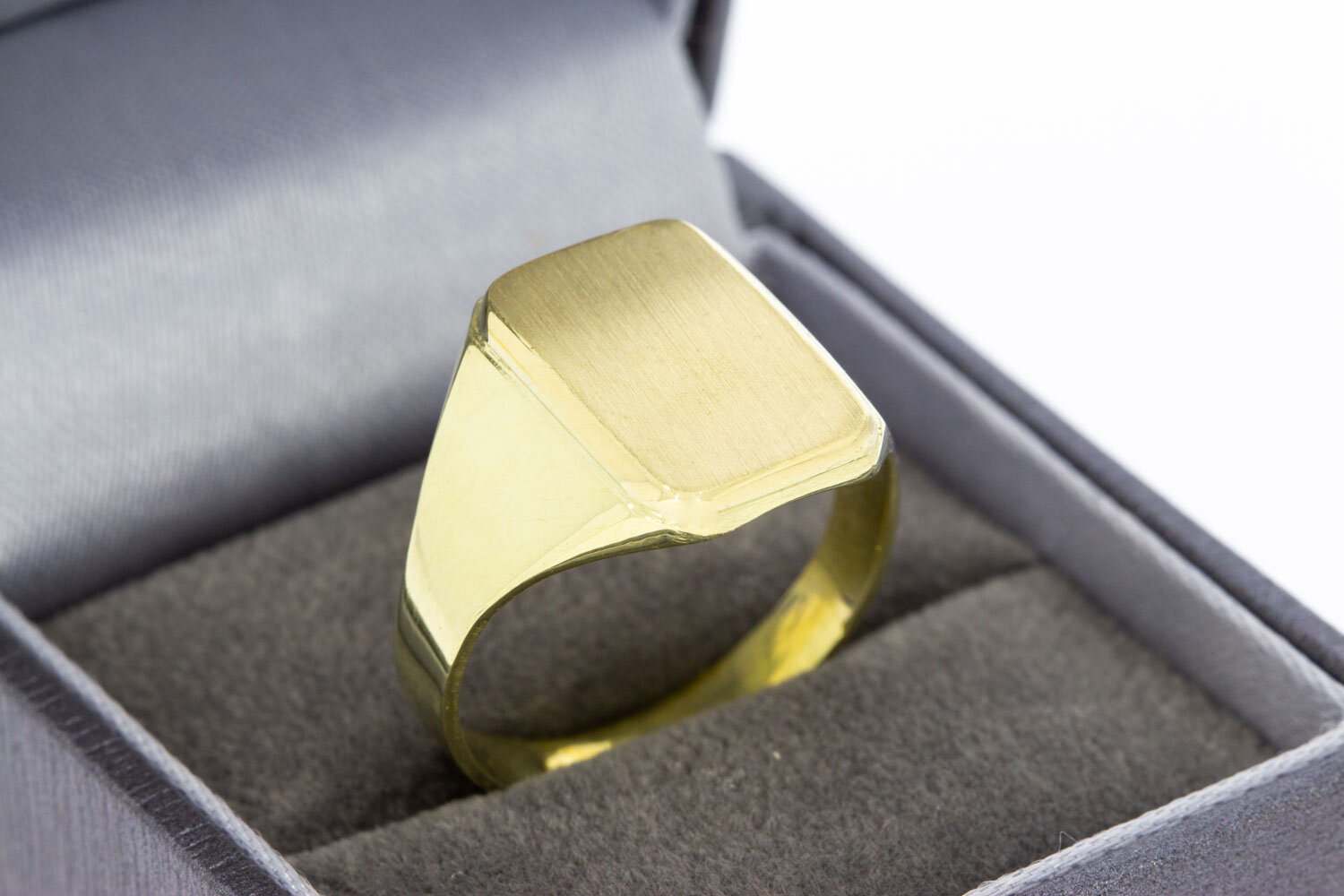 Goldene Siegelring 18 Karat - 20,4 mm