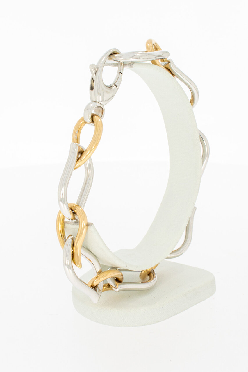 Designerarmband 18 Karat Gold - 20,4 cm