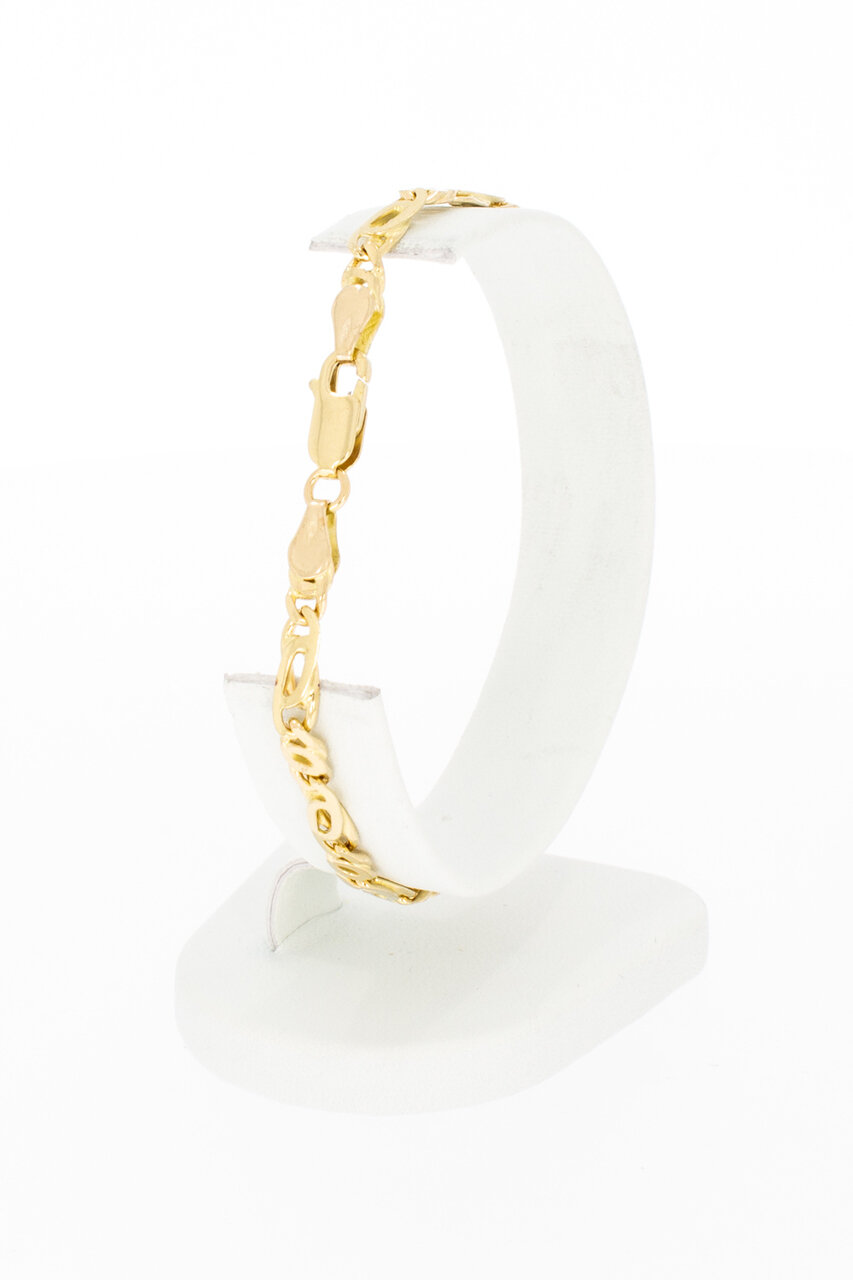 Falkenauge Armband 14 Karat Gold - 19,8