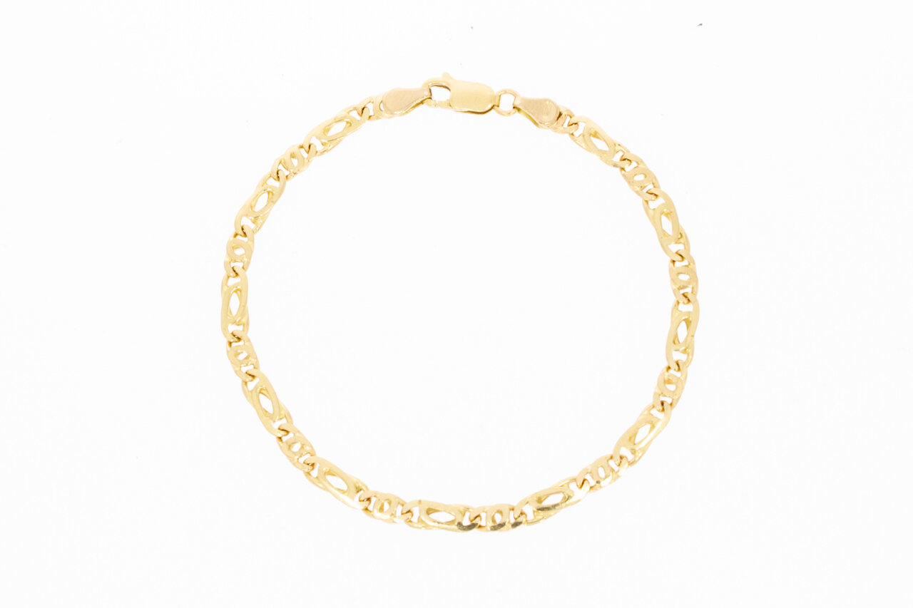 Falkenauge Armband 14 Karat Gold - 19,8