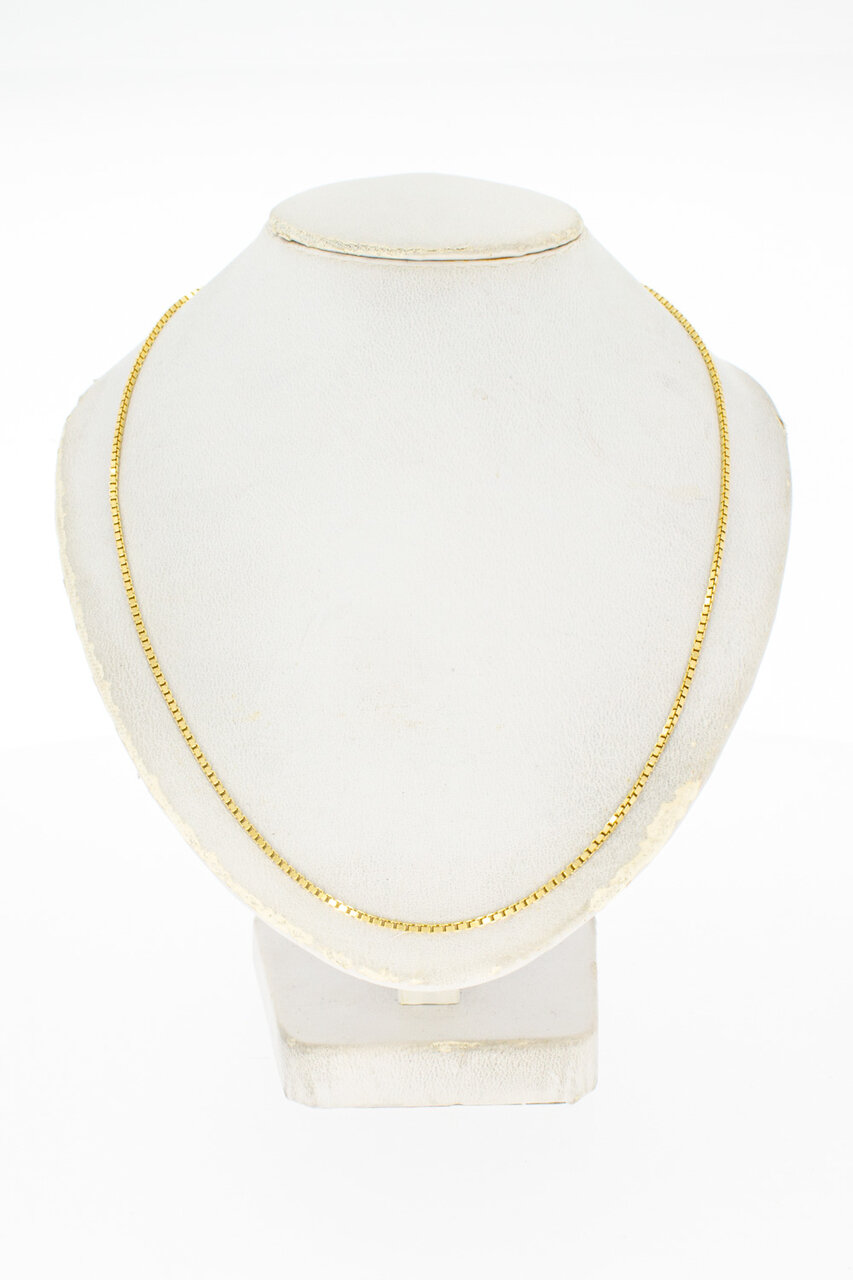 18 Karat goldene Venezianerkette - 46 cm