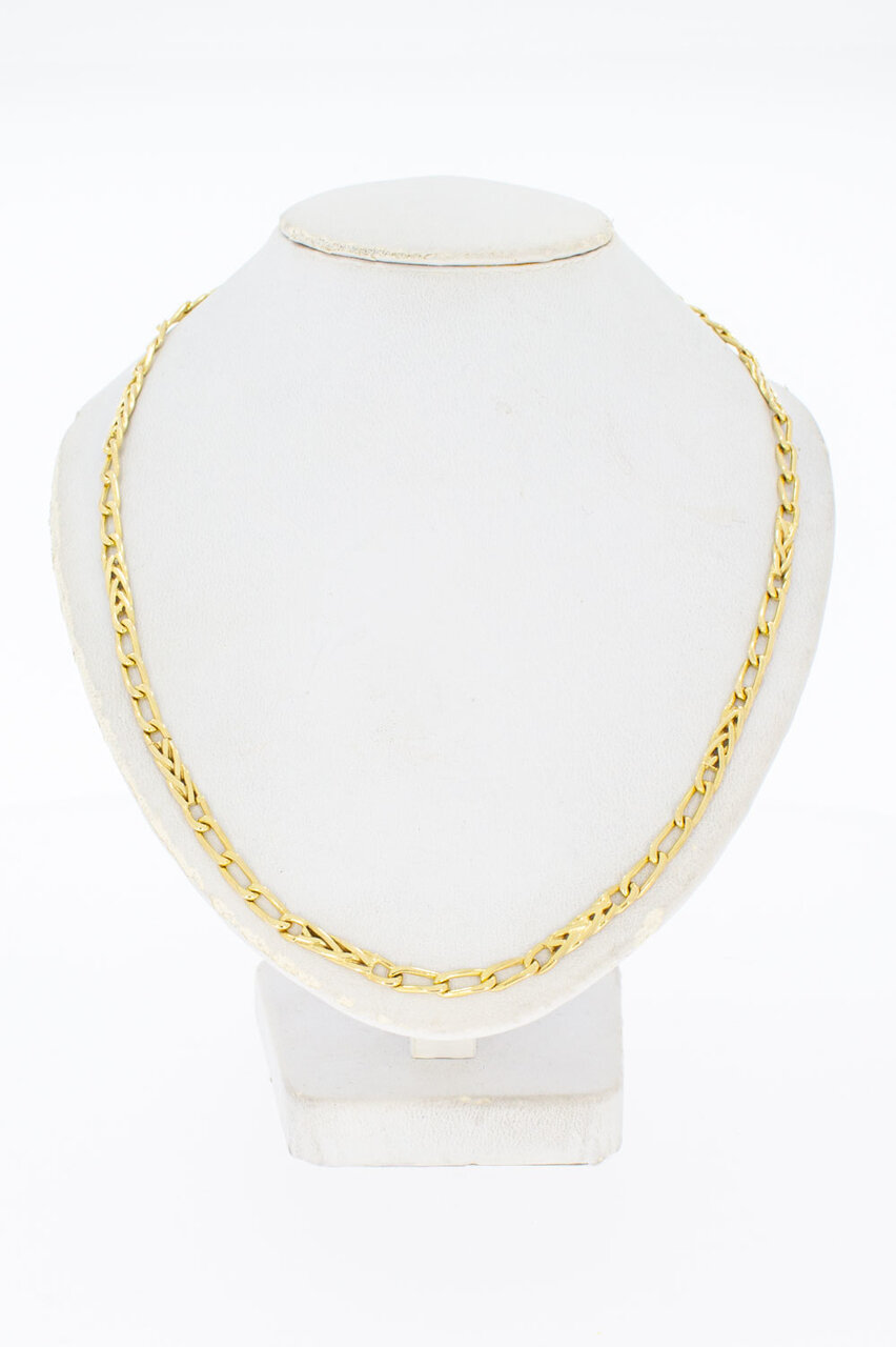 Geflochtene Gold Kette 14 Karat - 80,7 cm