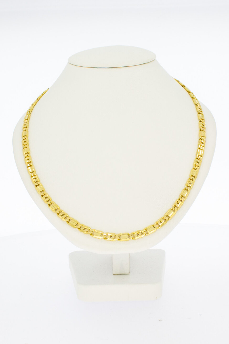 18 Karat Falkenauge Kette Gold - 52,2 cm