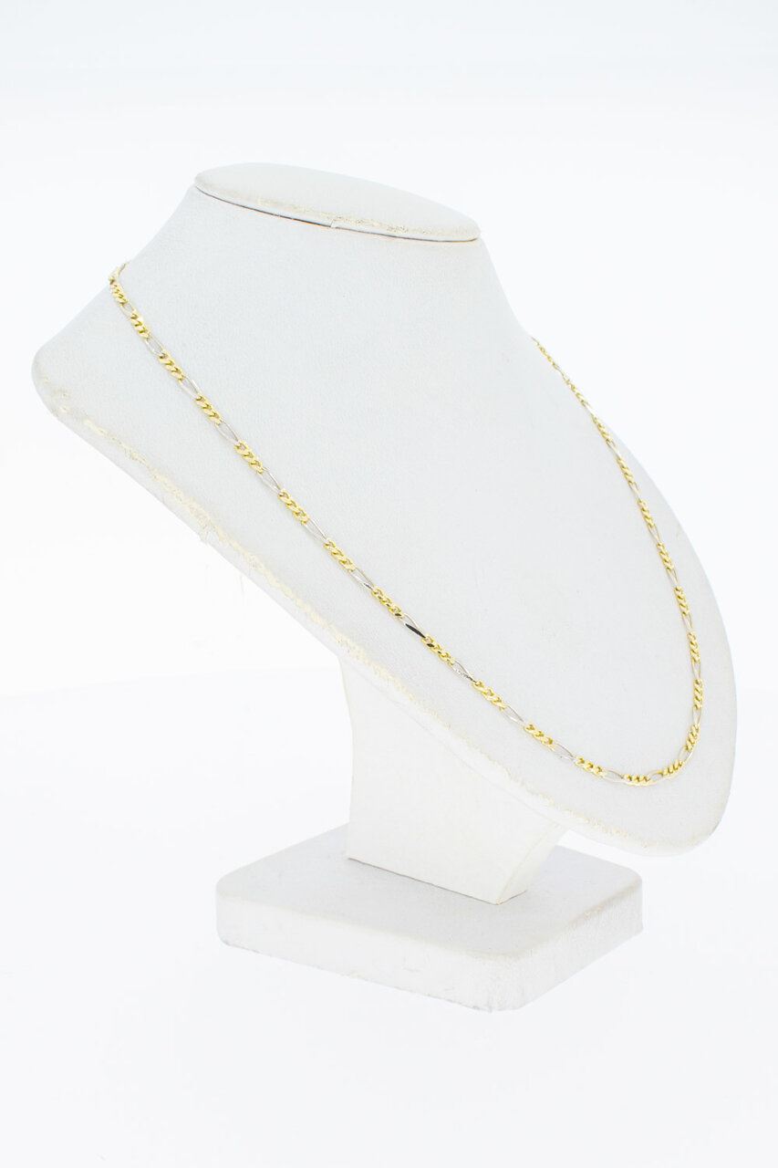 14 Karat Figaro Gold Kette - Länge 53 cm