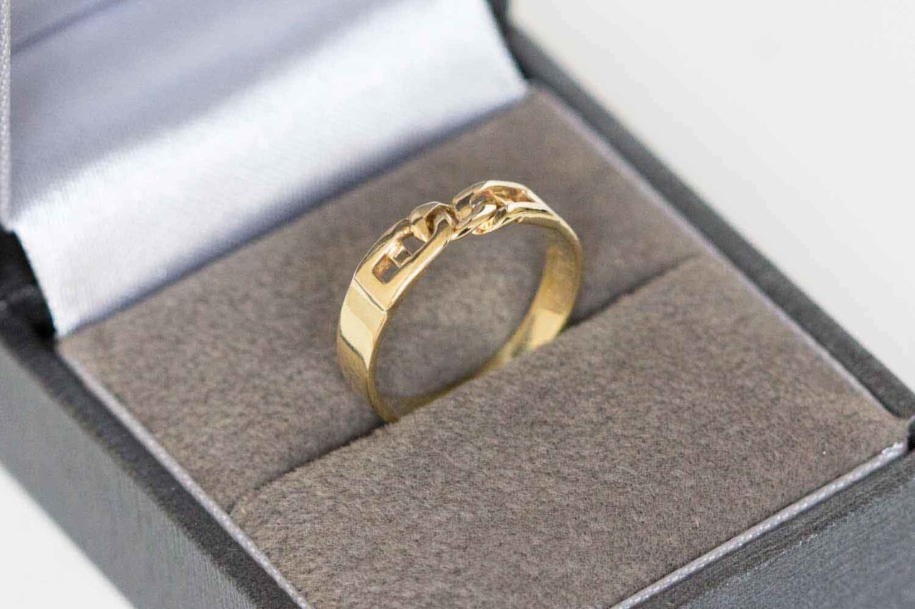 Pinky Ring 14 Karat Gelbgold - 16,3 mm