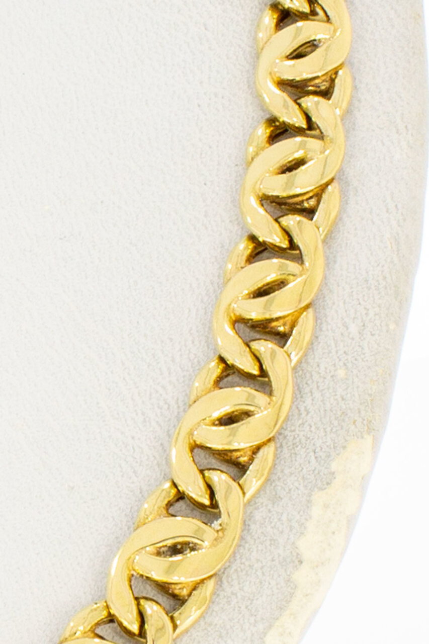 Falkenauge Goldkette 18 Karat - 47,2 cm