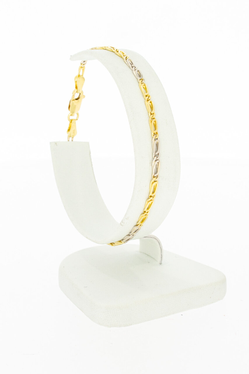 18 Karat Falkenauge Gold Armband - 19,2 cm