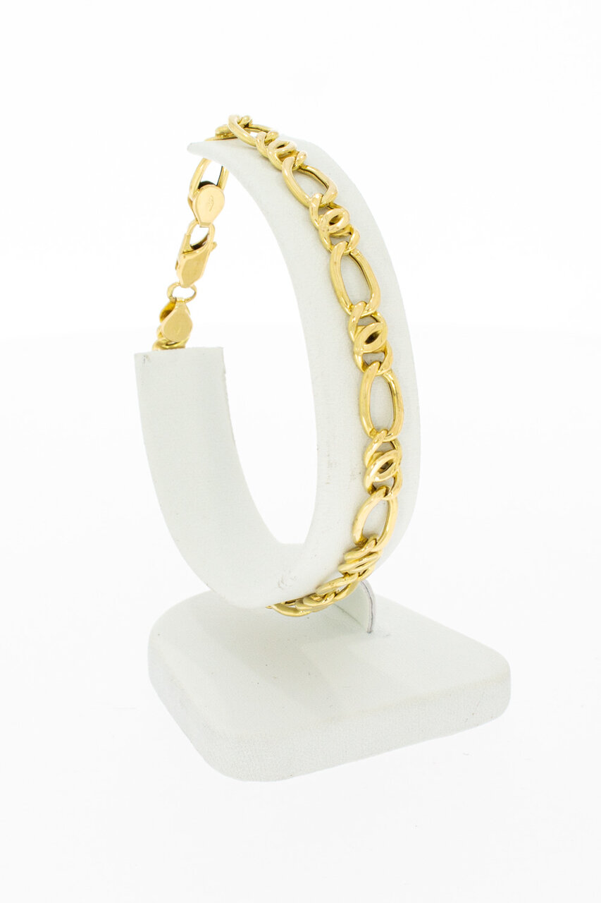 Falkenauge Armband 18 Karat Gold - 19,9 cm