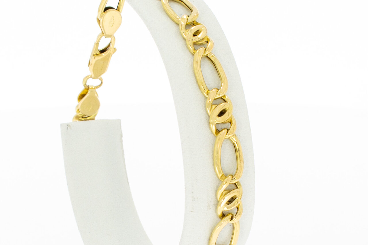 Falkenauge Armband 18 Karat Gold - 19,9 cm