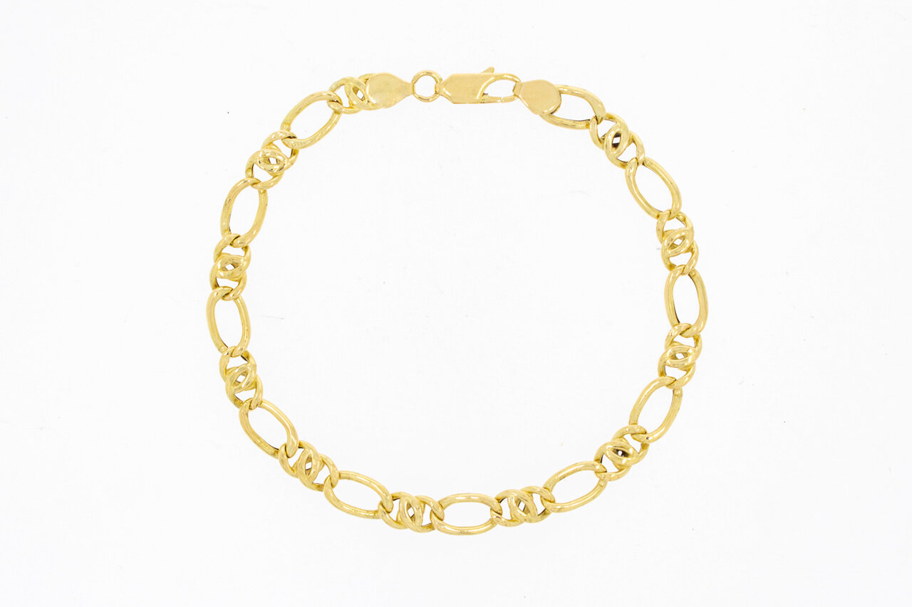 Falkenauge Armband 18 Karat Gold - 19,9 cm