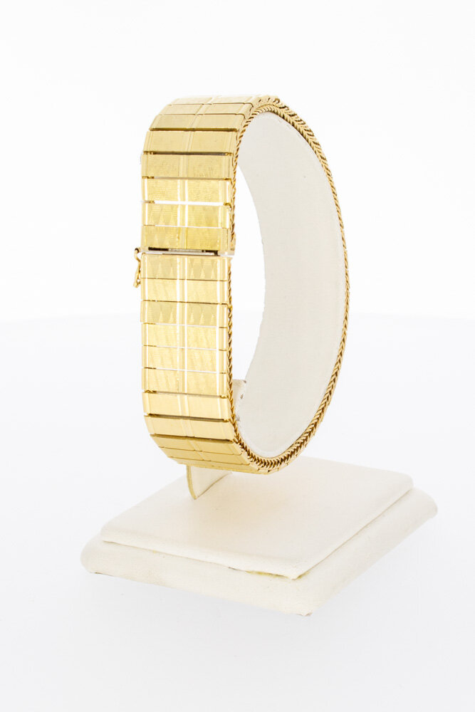 18 Karat Vintage Gold Armband - 20 cm