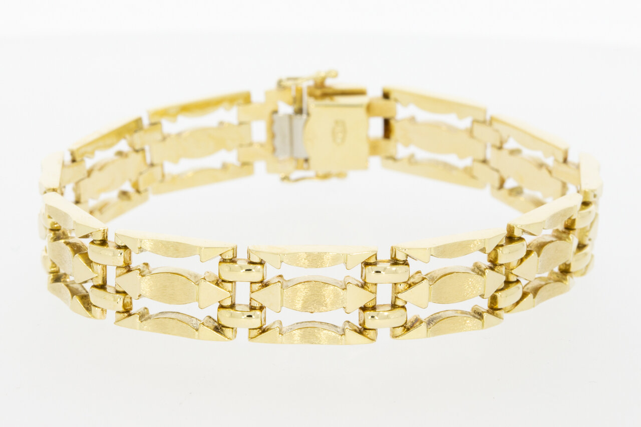 14 Karat Gold Vintage Armband - 19,5 cm