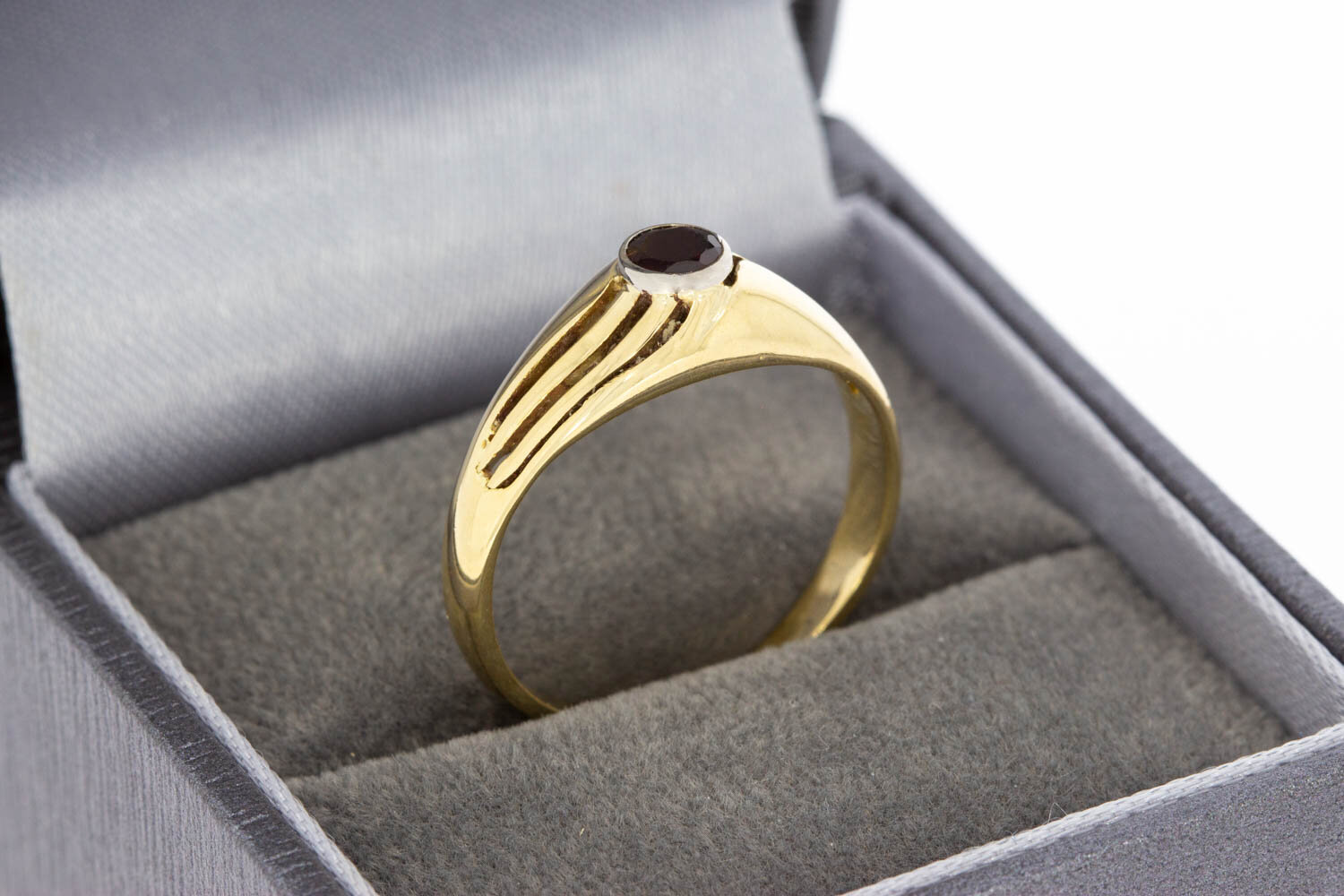 Damen Solitärring 14 Karat Gold - 17,9 mm