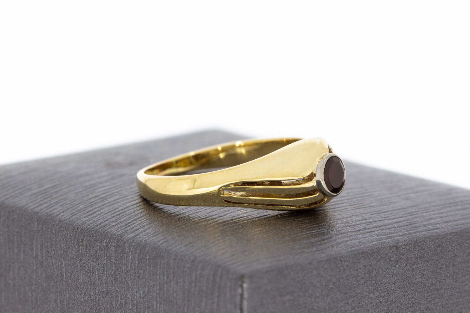 Damen Solitärring 14 Karat Gold - 17,9 mm