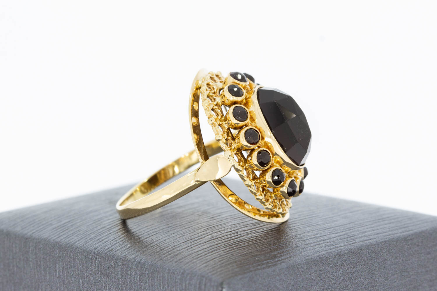 Granat Damen Ring 585 Gold - 19,6 mm