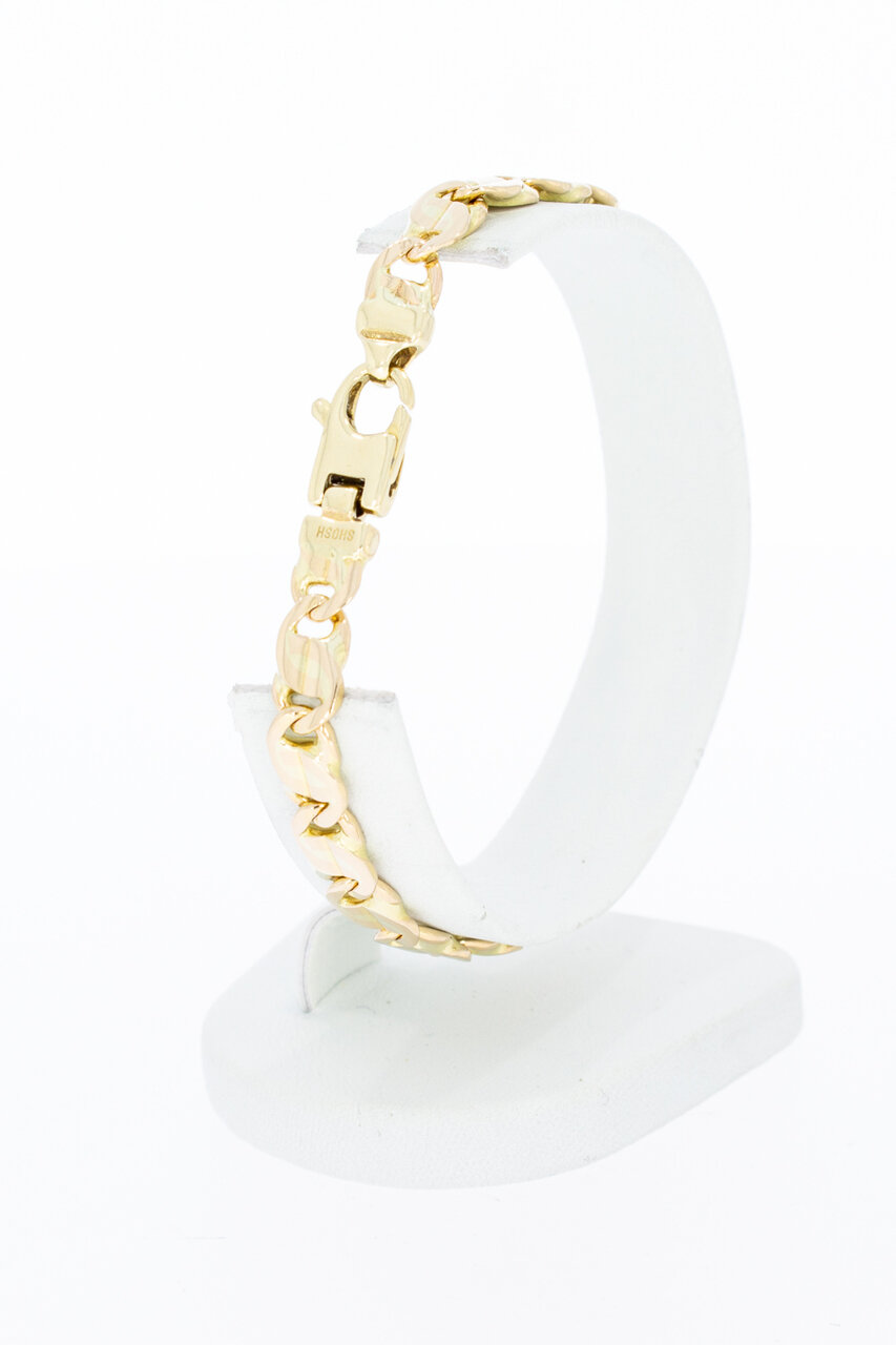 Falkenauge Armband 585 Gelbgold - 19,8 cm