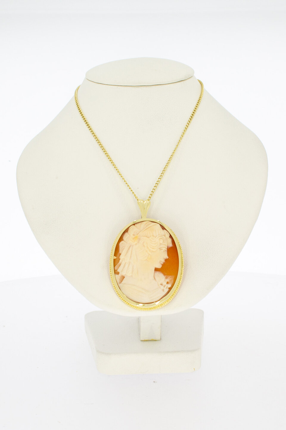 Vintage Cameo Anhänger 585 Gold