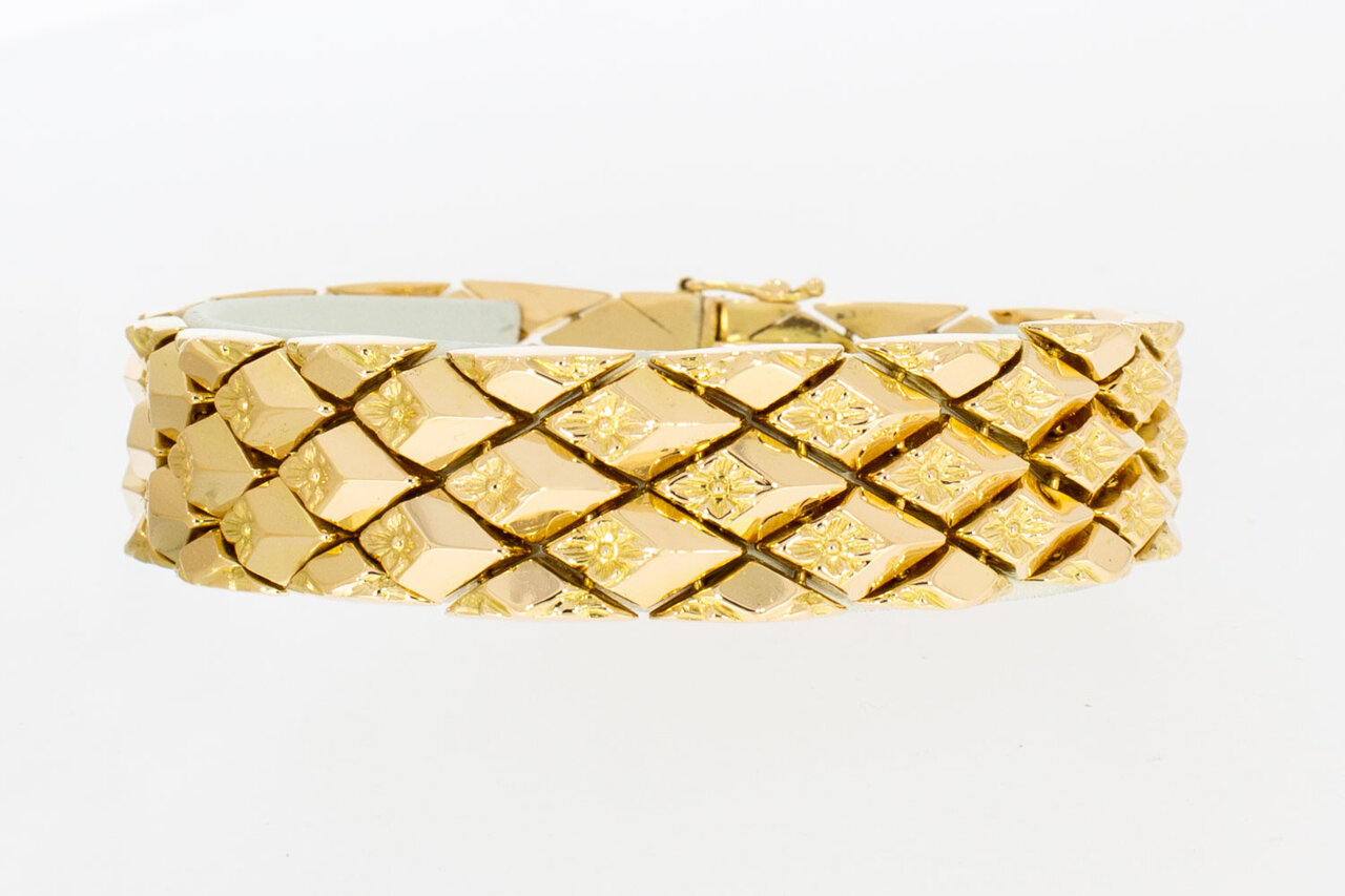 Vintage Gold Armband 18 Karat - 19,5 cm