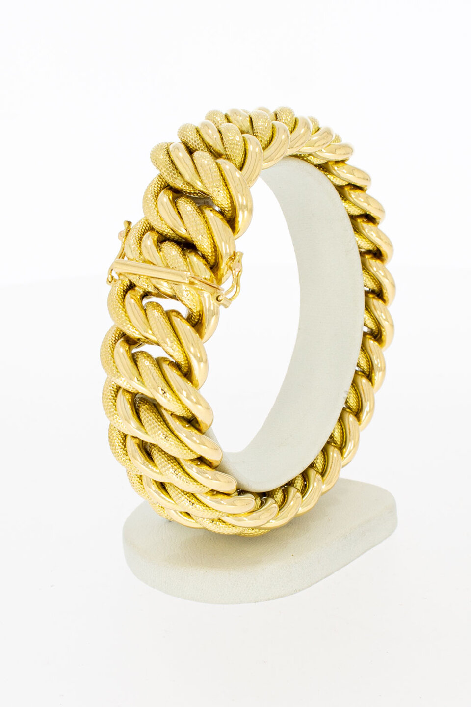 Geflochtenes Armband 18 Karat Gold - 20,5 cm