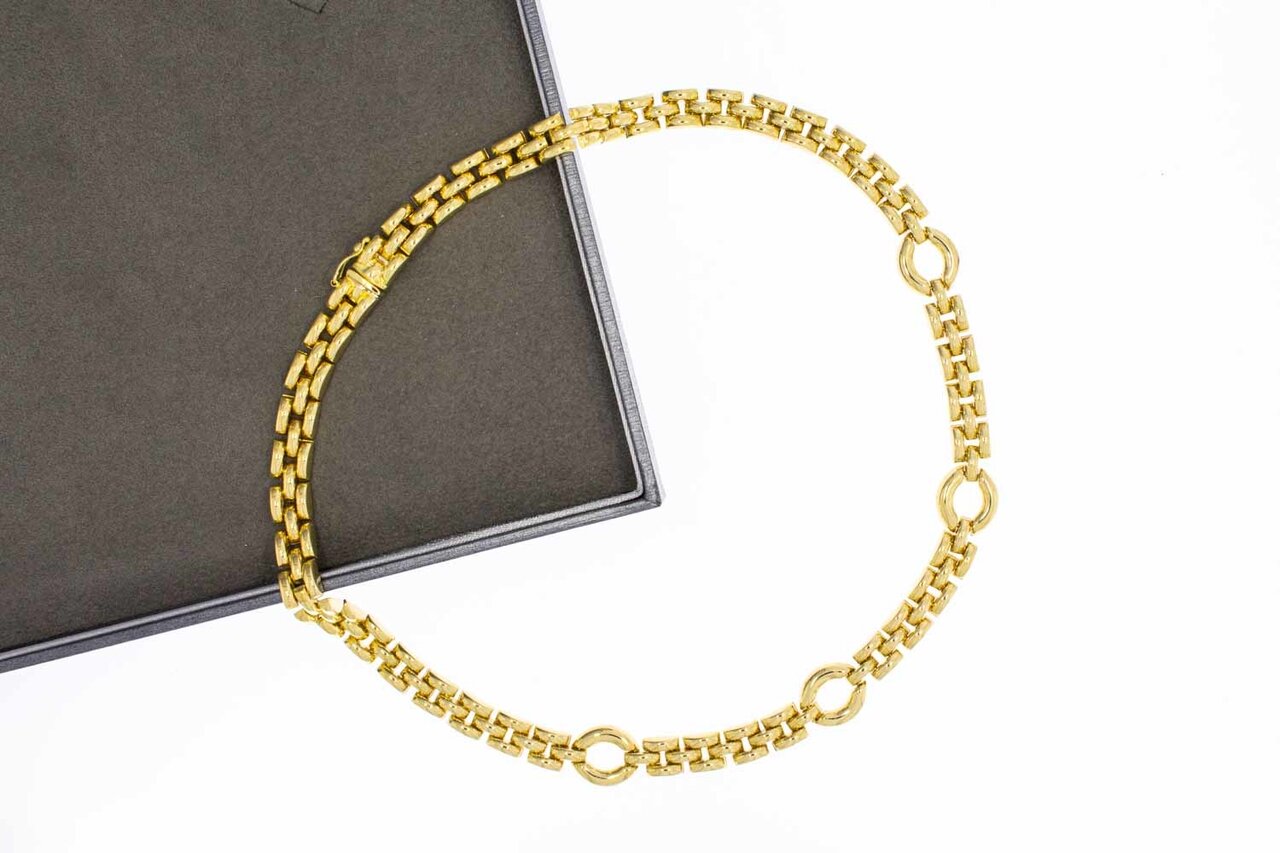 Milaneserkette  aus 18 kt Gold - 43,5 cm