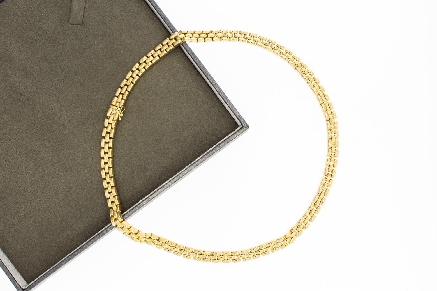 14 Karat Gold Mailänder Gliederkette - 43,5 cm