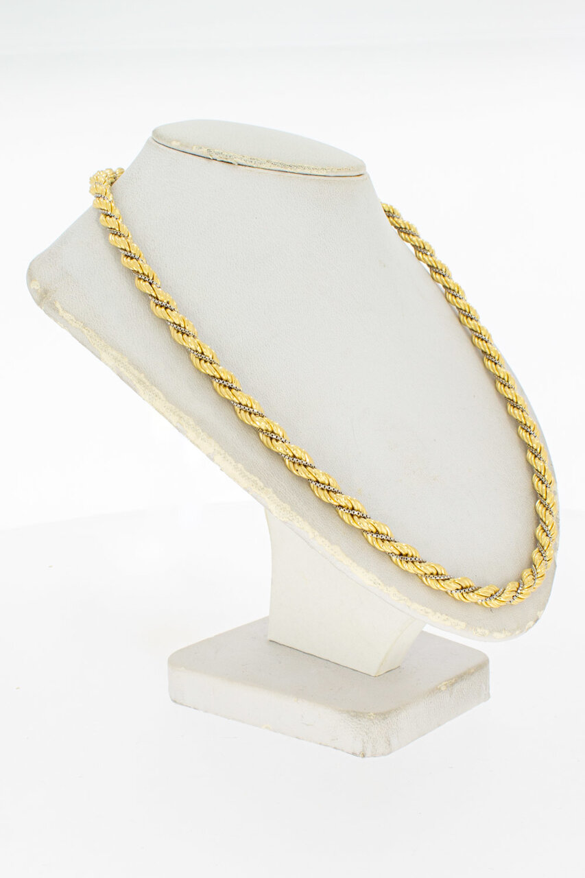 Kordel Goldkette 18 Karat - 91,5 cm