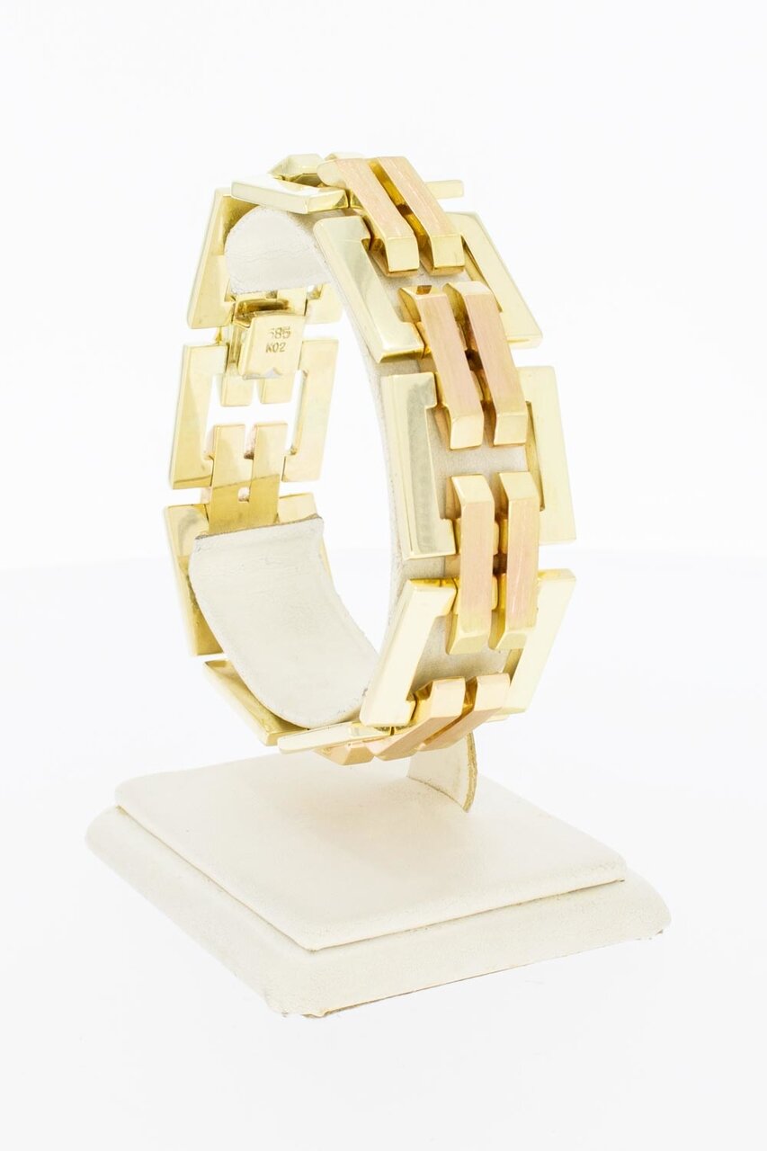 14 Karat Barrenarmband Gold - 20,4 cm