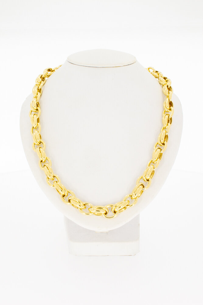 18 Karat Anker Gold Kette - Länge 46 cm