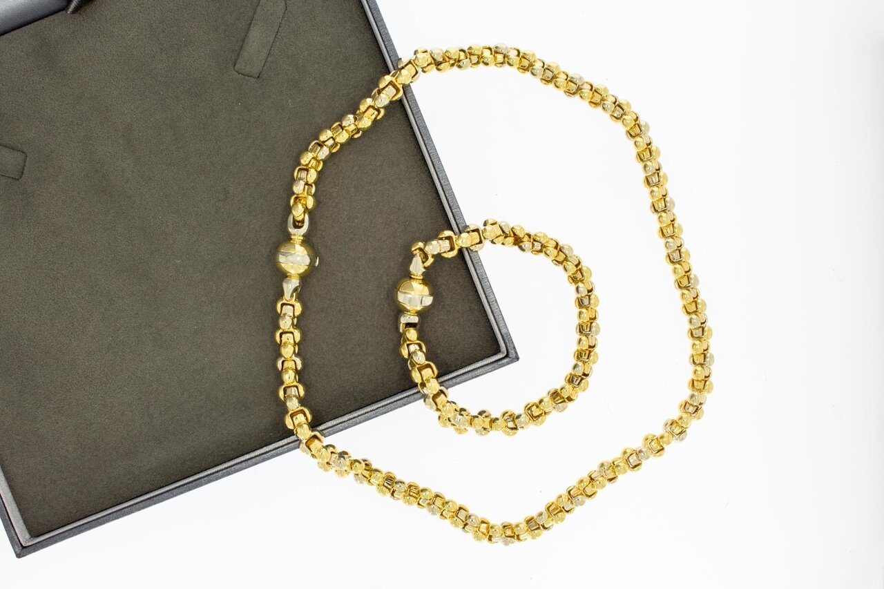 Baraka-Stil Kette aus 18 Karat Gold - 68,8 cm