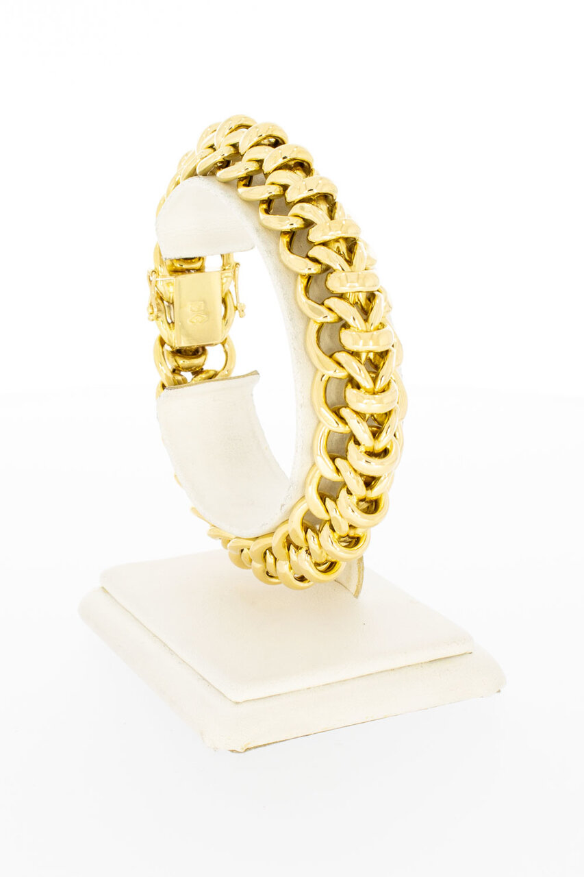 Geflochtenes 18 Karat Gold Armband - 20 cm