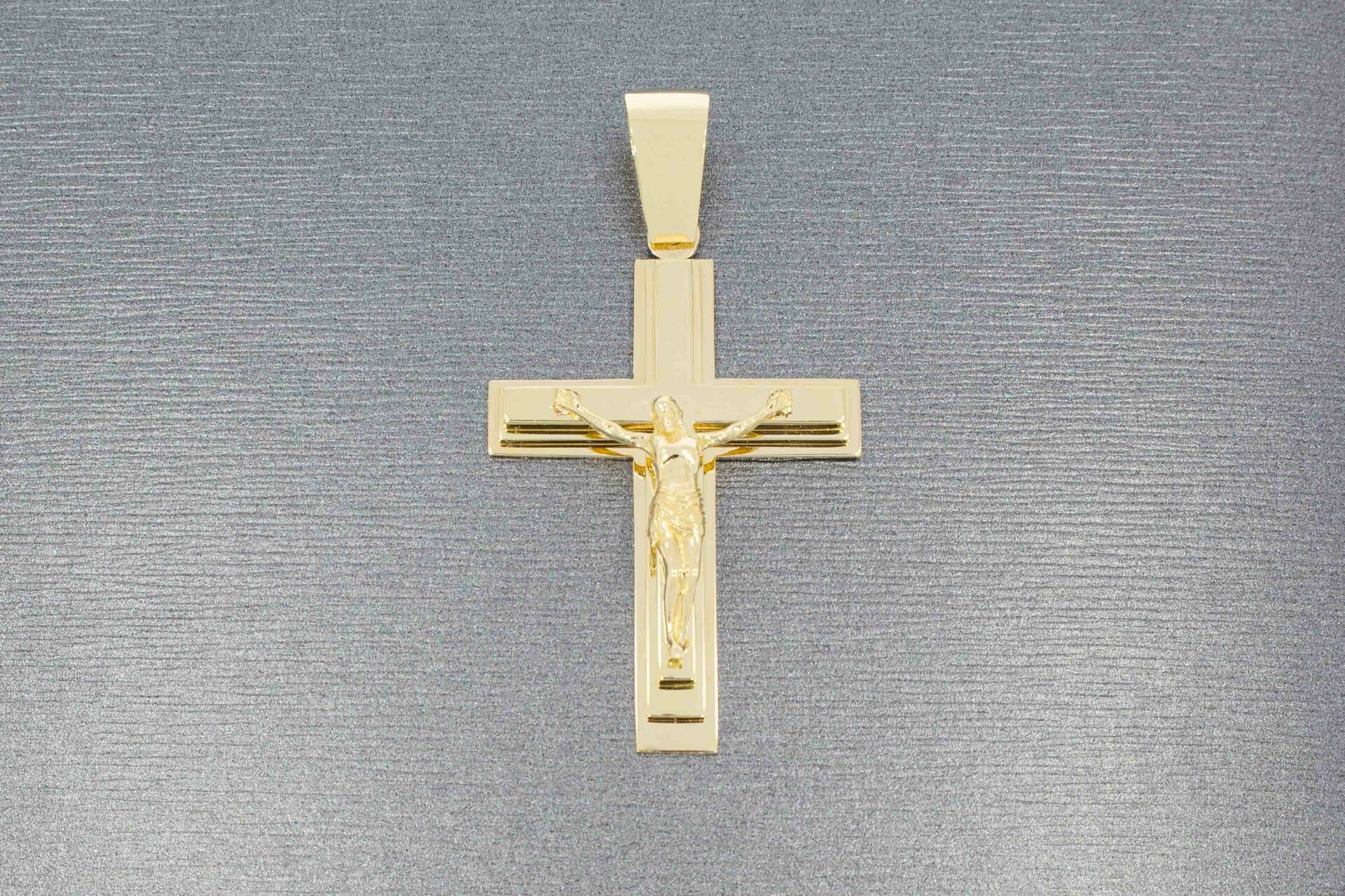 Kreuz aus 14 Karat Gold - 4,3 cm