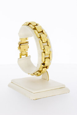 14 Karat fantasy Gold Armband " - 19 cm