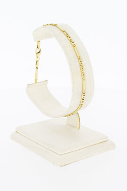 14 Karat Falkenaugen Gold Armband - 19,7 cm