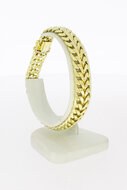 Geflochtenes Armband 14 Karat Gold - 20,5 cm