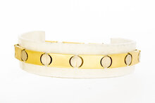 K&ouml;nigsarmband 750 bicolor Gold - 21,2 cm