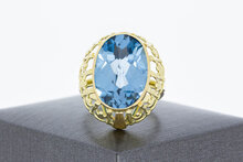 Aquamarin Ring 14 Karat Gold - 18,3