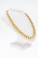 14 Karaat geel gouden Jasseron Collier - 54,3 cm