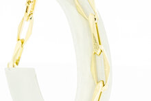 14 Karaat gouden Closed Forever armband - 21,8 cm