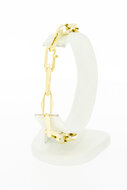 14 Karaat gouden Closed Forever armband - 21,8 cm