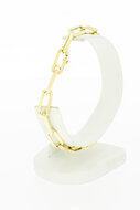 14 Karaat gouden Closed Forever armband - 20,9 cm