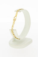 Falkenaugen Armband 14 Karat Gold - 19,5 cm