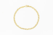 Falkenaugen Armband 14 Karat Gold - 19,5 cm