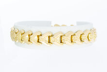 18 Karaat geel gouden Vintage armband - 18,3 cm