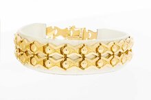 18 Karaat gouden Vintage armband - 19,4 cm