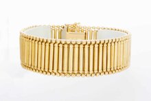 Vintage Staafjes armband 18 Karaat goud - 19,1 cm