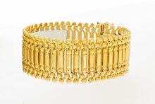 Vintage Barren Armband 18 Karat Gold - 19 cm