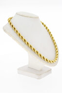 14 Karat Goldene Kordelkette - 42,4 cm