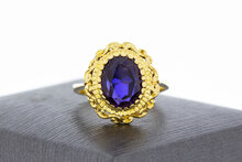 Vintage Amethyst Ring 18 Karat - 16,8 mm